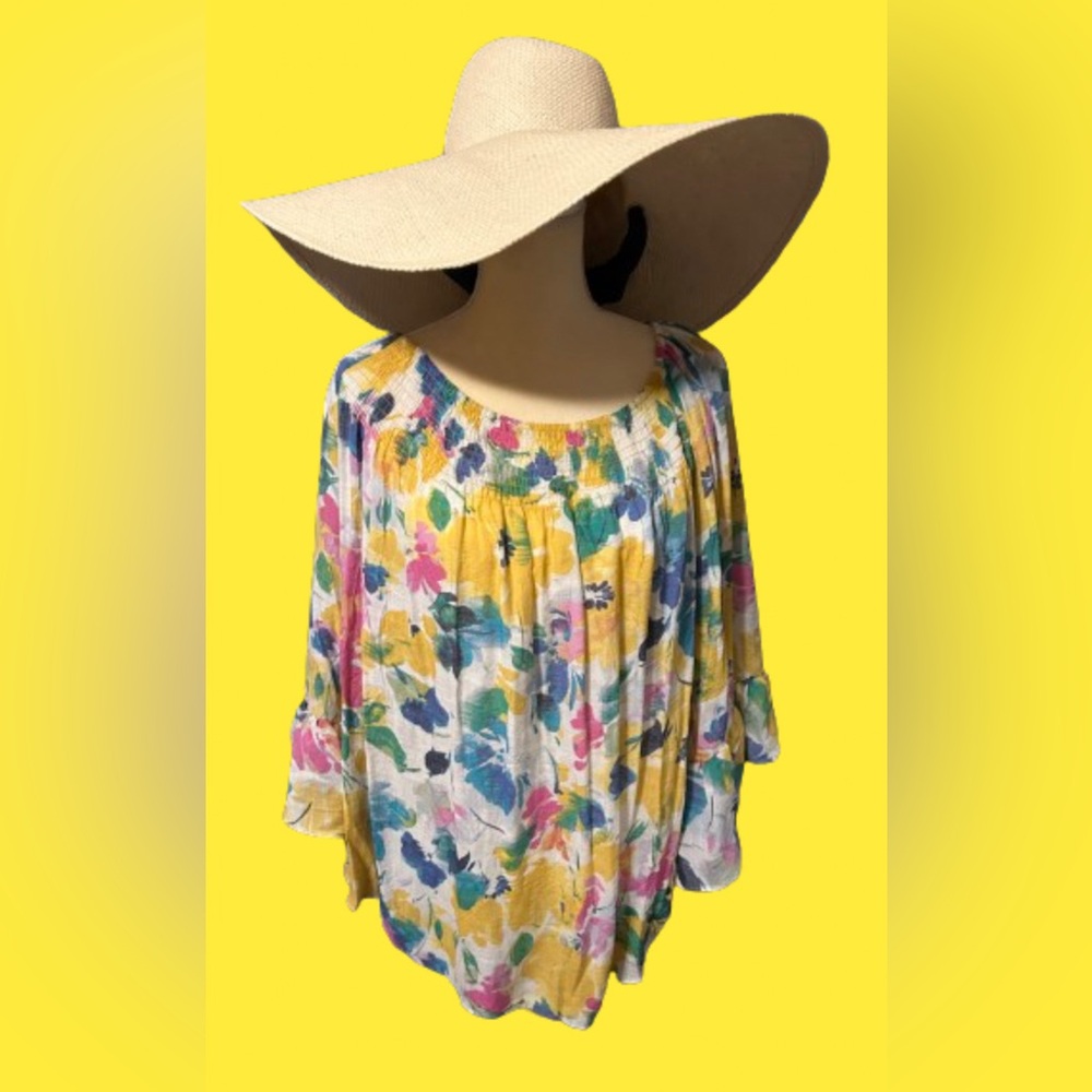 Zac and Rachel Woman’s lightweight summer blouse size 2X